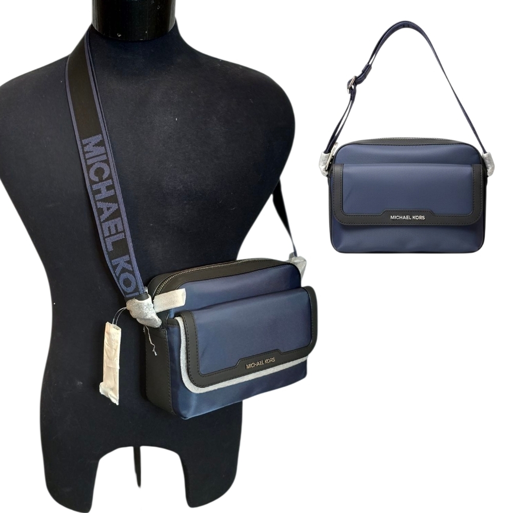 Michael Kors Navy Blue Men's Nylon Bag